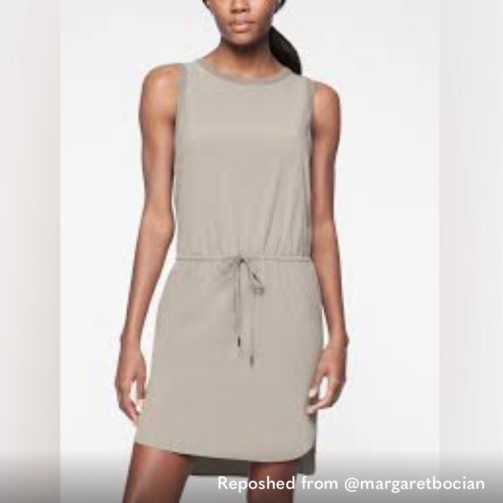 NWT Athleta Cream Rincon Midi Dress